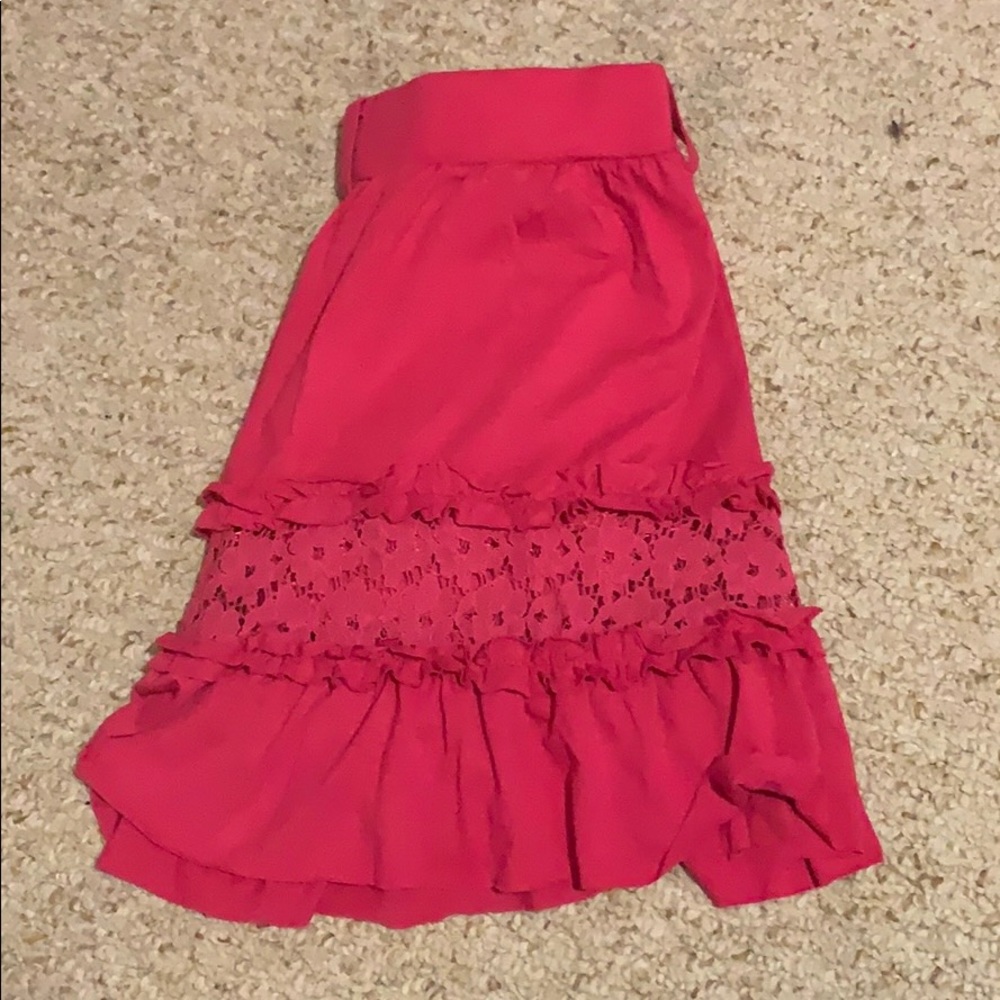 Preppy $10 XL Girl Skort with Lace Detailing!